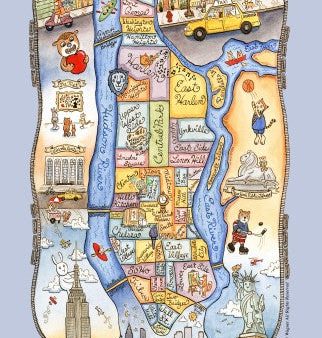 Kay Dee Designs Poster Style Cotton Tea Towel – Manhattan Adventure Online Hot Sale