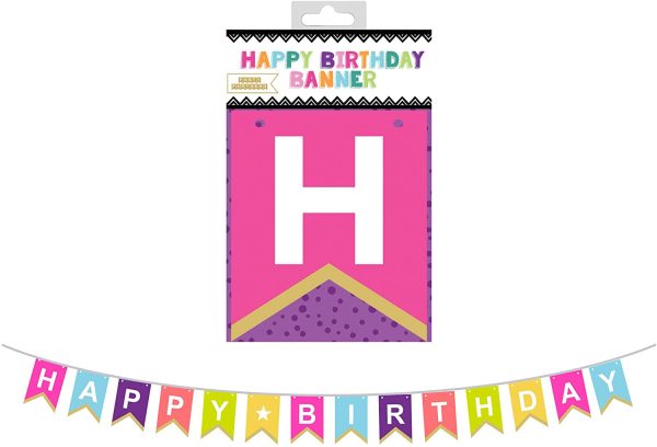 Happy Birthday Party Banner – 7-Feet Hot on Sale