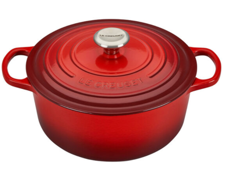 Le Creuset Round Dutch Oven – 5.5 QT – Cerise Online Sale