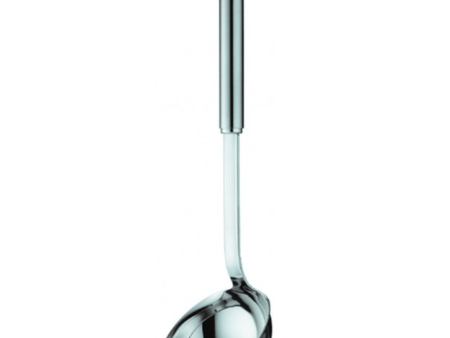 Rosle Stainless Steel Round Handle Ladle with Pouring Rim on Sale