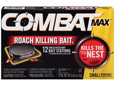 Combat Max Small Roach Killing Bait Stations, 12 ct Fashion