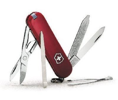 Victorinox Swiss Army Classic Pocket Knife – Red For Sale