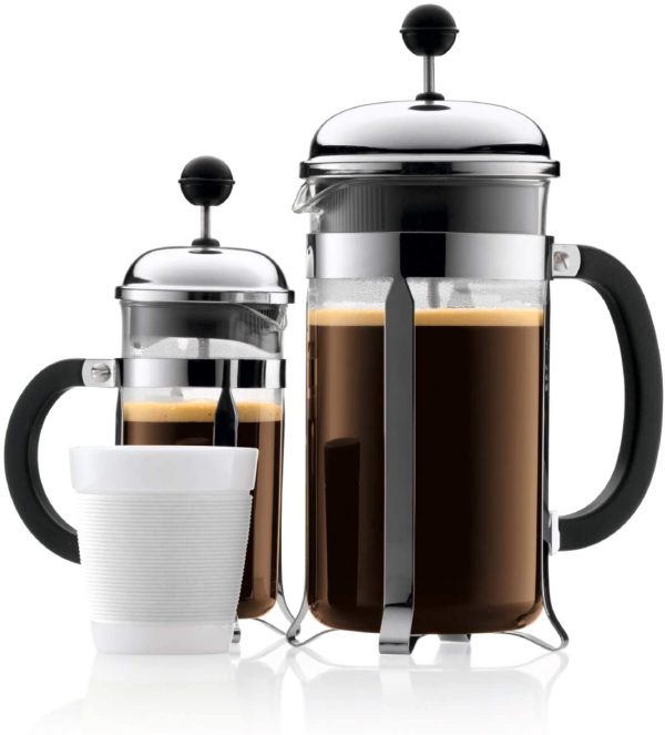 Bodum Chambord French Press Coffee Maker – 12 Cup – Chrome on Sale