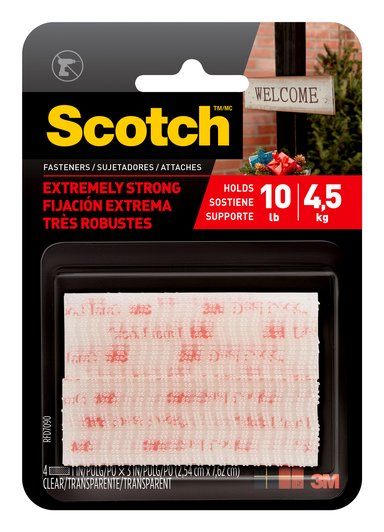 Scotch® Extreme Fasteners – Clear – 10lb Hot on Sale