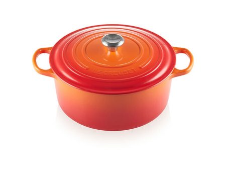 Le Creuset Round Dutch Oven – 9QT – Flame Online now