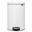 Brabantia NewIcon Step Trash Can – White – 1.3 Gal Online Sale