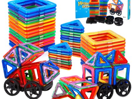 AOUVT 56 Pcs Bloques de Construcción Magnéticos para Niños, Juguete Educativo y Divertido para Niños y Niñas de 3 a 8 Años Embalaje Deteriorado Online now