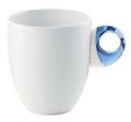 Guzzini Porcelain Feeling Mug – Blue For Sale