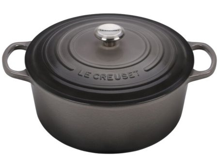 Le Creuset Round Dutch Oven – 9QT – Oyster For Sale