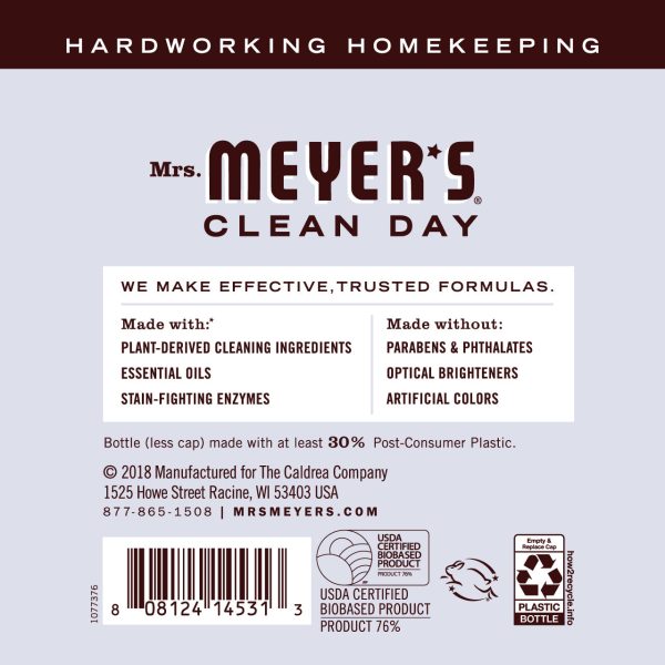 Mrs. Meyer s Lavender Laundry Detergent – 64oz For Discount