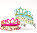 Glitter and Tinsel Tiara Hats – Assorted Colors – Set of 6 Cheap