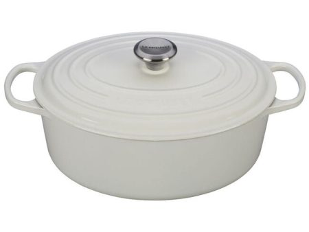 Le Creuset Oval Dutch Oven – 6.75 QT – White Online now