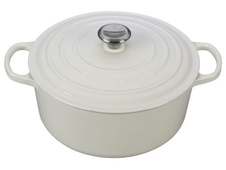 Le Creuset Round Dutch Oven – 7.25QT – White Online Hot Sale