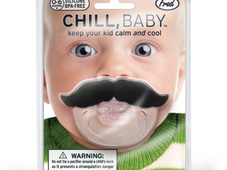 Chill Baby – Mustache Pacifier on Sale