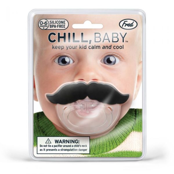 Chill Baby – Mustache Pacifier on Sale