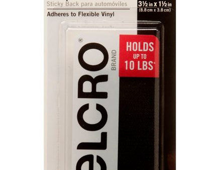 VELCRO® Heavy Duty Sticky Back Strips – Black – 10lb – Pack of 2 Fashion