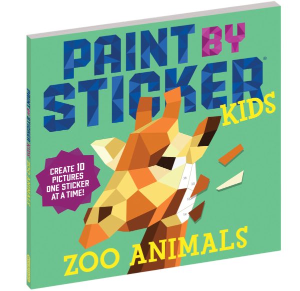 Paint by Sticker Kids Book: Zoo Animals on Sale