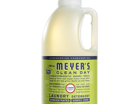 Mrs. Meyer s Lemon Verbena Laundry Detergent – 64oz For Cheap