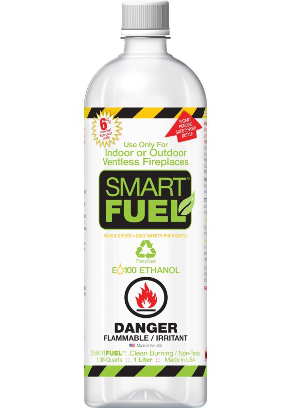 Smartfuel Pourable Liquid Bio-Ethanol Fireplace Fuel, 1L Sale