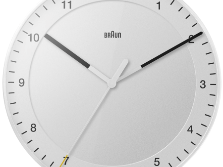 Braun Large White Wall Clock - 11.8  Supply