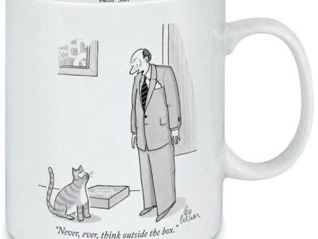 New Yorker Cartoon Mug - Outside The Box Discount