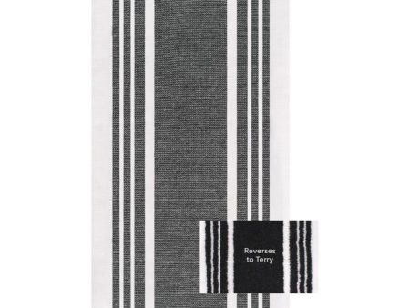 All-Clad Striped Dual Kitchen Towel – Black Online Sale