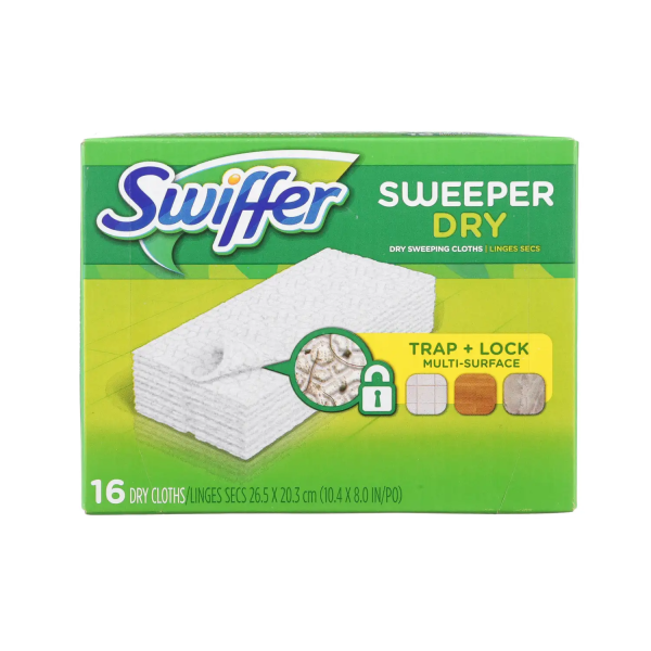 Swiffer Dry Sweeping Cloth Refills – Pack of 16 Hot on Sale