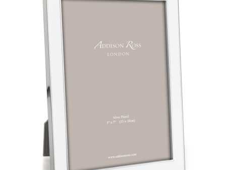 Addison Ross White Enamel Photo Frame, 4  x 6  Sale