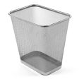 Design Ideas Meshworks Wastebasket – Silver For Sale