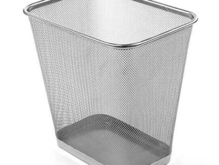 Design Ideas Meshworks Wastebasket – Silver For Sale