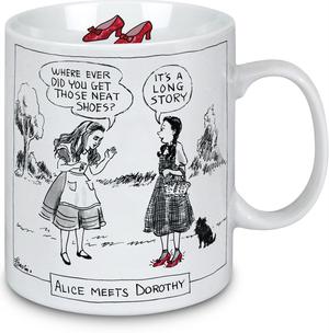 New Yorker Cartoon Mug - Alice Meets Dorothy Online Hot Sale