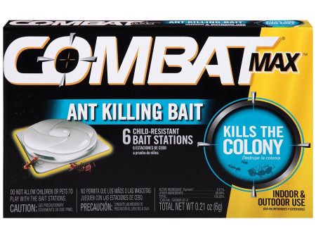 Combat Max Ant Killing Bait Stations, 6 ct Sale