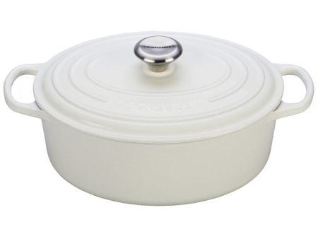 Le Creuset Oval Dutch Oven – 5 QT – White on Sale