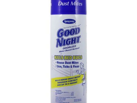 Sprayway Goodnight Dust Mite & Bedbug Killer, 16 oz Supply