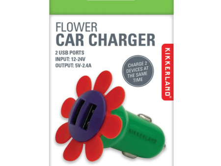 Kikkerland Flower USB Car Charger Sale