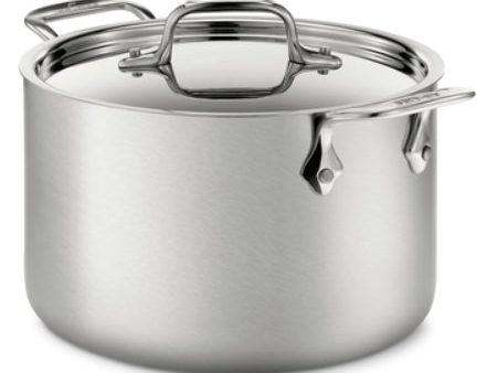 All-Clad D5 Brushed Stainless 4 QT Stock Pot & Lid Sale