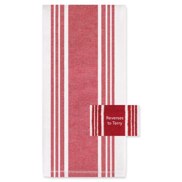 All-Clad Striped Dual Kitchen Towel – Chili Online now