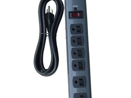 6 Outlet Heavy Duty Surge Protector Strip For Sale