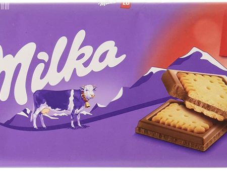 Milka - Tableta De Chocolate con Galleta Lu, 87 g Embalaje Deteriorado (Cad: 08 10 2025) on Sale