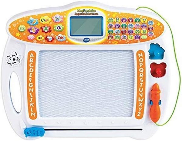 Pizarra mágica para niños, tableta de dibujo, pizarra de aprendizaje Magi Ardoise de VTech Embalaje Deteriorado For Discount