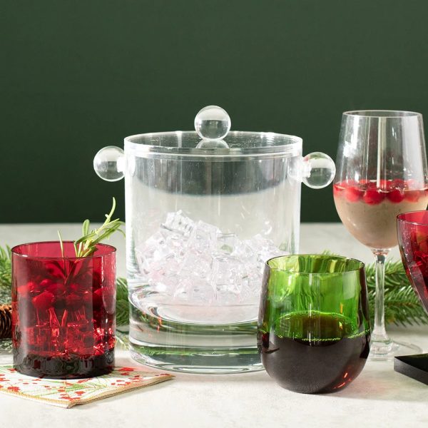 Crystal Clear Acrylic Ice Bucket & Lid - 60oz. Online