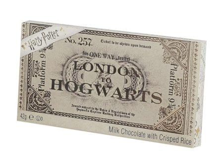 Tableta de Chocolate Jelly Belly Harry Potter Hogwarts Ticket, 42 Gramos Embalaje Deteriorado (Cad: 20 09 2025) Discount