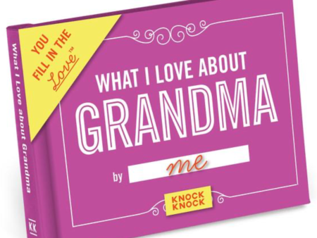 What I Love about Grandma Fill in the Love Book Online Hot Sale