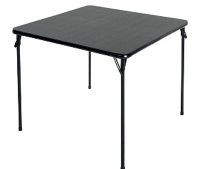 Folding Square Card Table – Black – 34  Supply