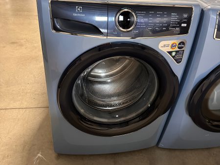 GORGEOUS NEW GLACIER BLUE ELECTROLUX FRONT LOAD WASHER MODEL: ELFW7437AG WAS13475 Online Sale