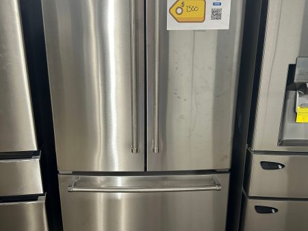 GREAT NEW KITCHENAID FRENCH DOOR COUNTER DEPTH REFRIGERATOR MODEL: KRFC300ESS REF12499S Online Sale