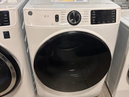 GE - 7.8 Cu. Ft. 10-Cycle Gas Dryer - White  MODEL: GFD55GSSNWW  DRY12722 Hot on Sale